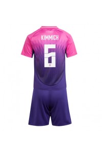 Duitsland Joshua Kimmich #6 Babytruitje Uit tenue Kind EK 2024 Korte Mouw (+ Korte broeken)